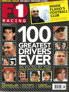 F1 RACING 2008 MAY - GREATEST DRIVERS, KIMI VS LEWIS,AUDI R8 ON ICE,RON DENNIS